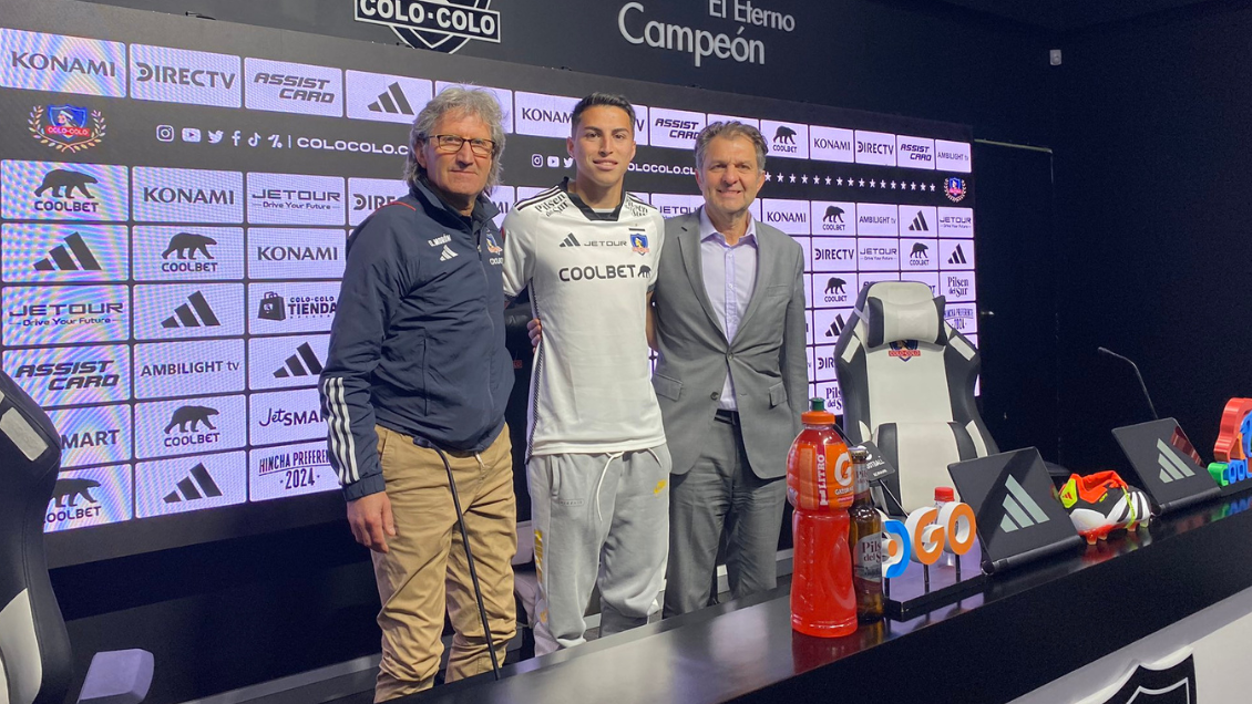 Villagra en su presentación oficial: Tuve una oferta de la U, pero quería estar en Colo Colo