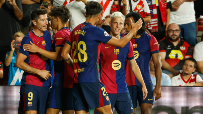 FC Barcelona batió a Rayo Vallecano y marcha con puntaje perfecto en La Liga