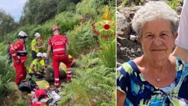 Anciana de 88 años sobrevivió cuatro días sola en un bosque de Italia