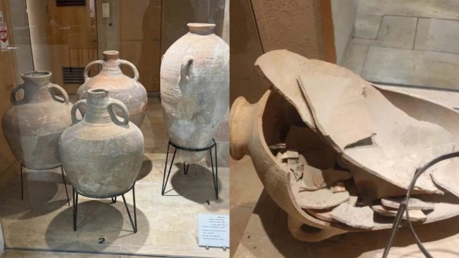 Niño rompió accidentalmente jarrón de 3.500 años de antigüedad en museo de Israel