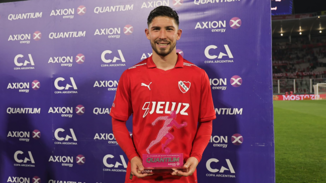 Felipe Loyola fue figura en la goleada y pase de Independiente a cuartos de Copa Argentina