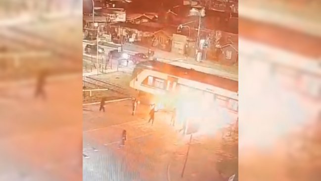 Ataque a tren en La Araucanía: 