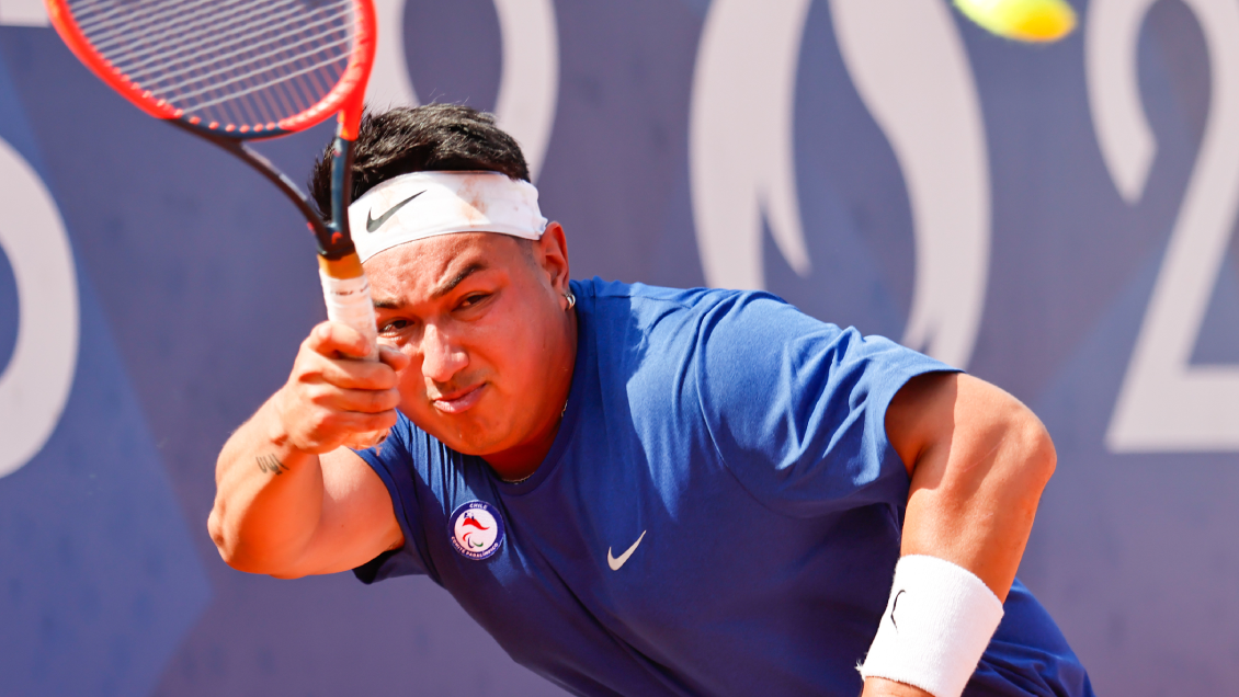 Alexander Cataldo se instaló en octavos del tenis en silla de ruedas de París 2024
