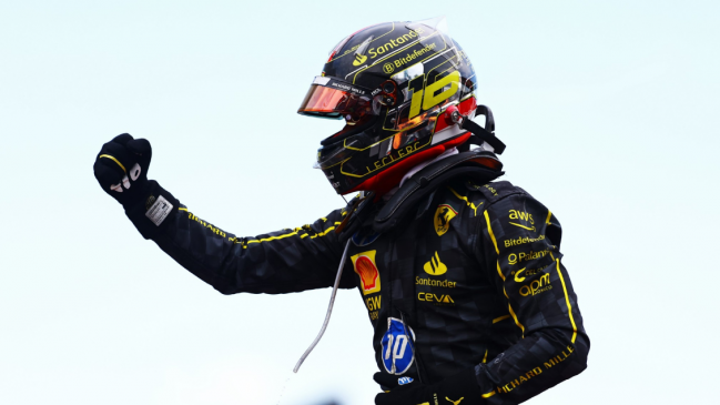 Charles Leclerc se impuso como flamante ganador del GP de Italia