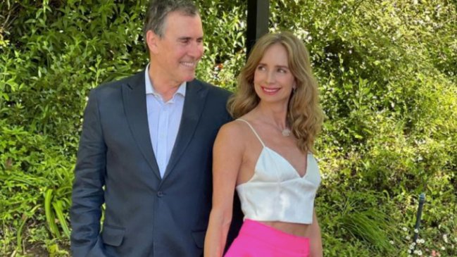 María José Prieto celebró a Cristián Campos en su cumpleaños