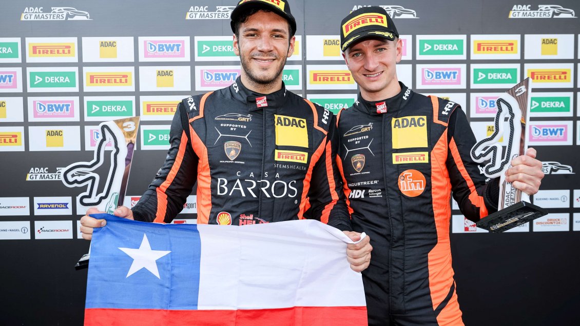 Benjamín Hites fue segundo en su categoría en el GT Masters de Alemania y rozó el podio en la general