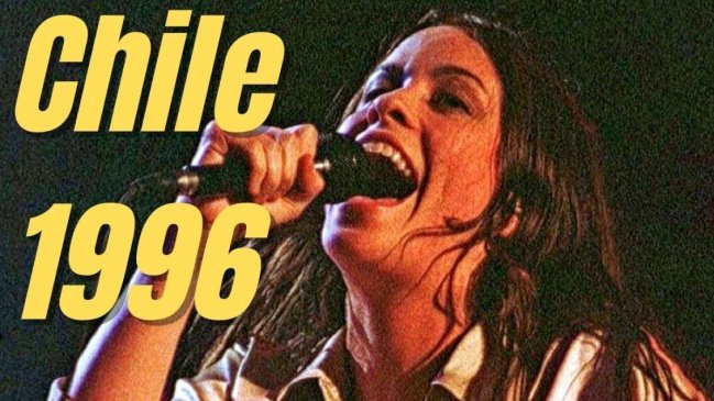 En la TV y con Taylor Hawkins: Así fue el debut de Alanis Morissette en Chile