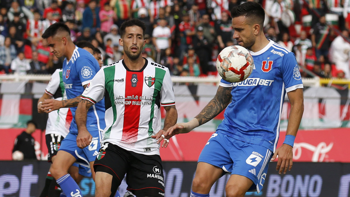 Palestino y U. de Chile miden fuerzas en la primera final del Centro Norte en la Copa Chile
