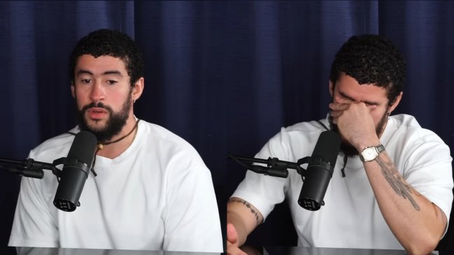Bad Bunny llora al criticar a políticos: 