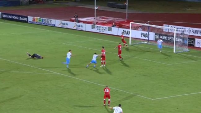 [VIDEO] ¡Locura! El histórico gol que le dio el triunfo a San Marino tras más de 20 años