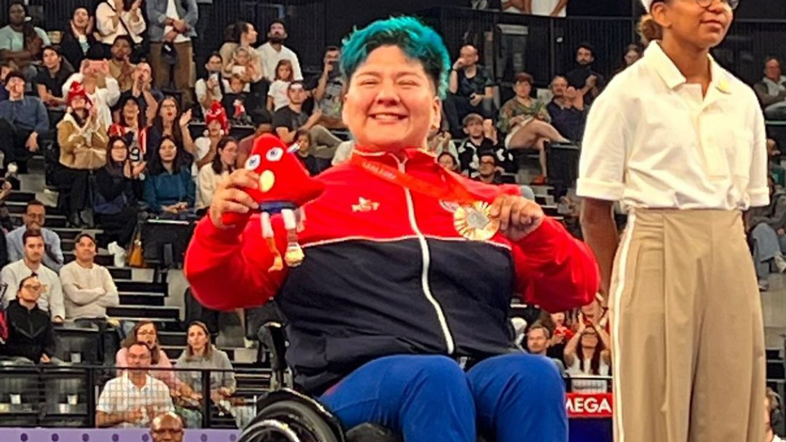 Marion Serrano conquistó bronce en el para powerlifting de París 2024