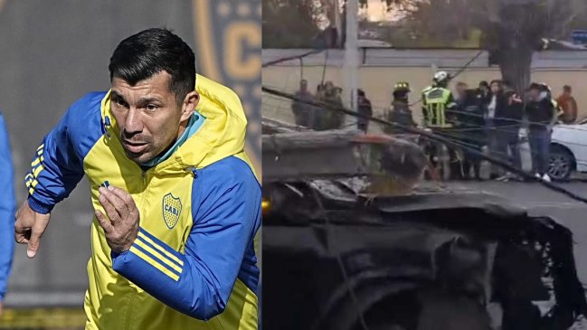 Padre de Gary Medel protagonizó accidente vehicular en Conchalí