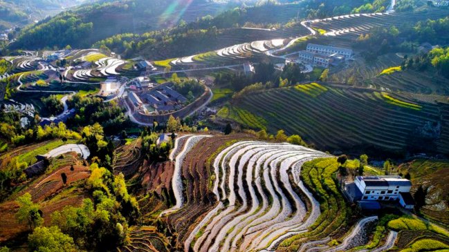 Cuatro antiguos sitios chinos de irrigación reciben estatus de patrimonio mundial