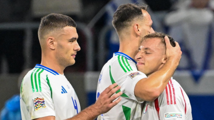   Italia batió a Israel y celebró su segundo triunfo en la Nations League 