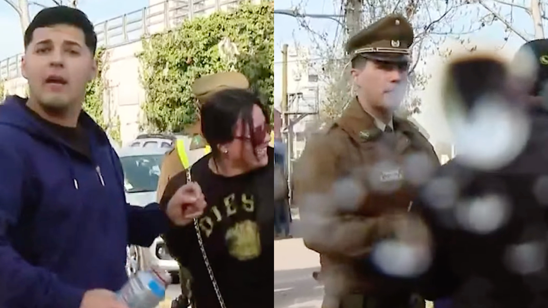 Equipo de CHV fue agredido en plena fiscalización: Sujeto fue detenido