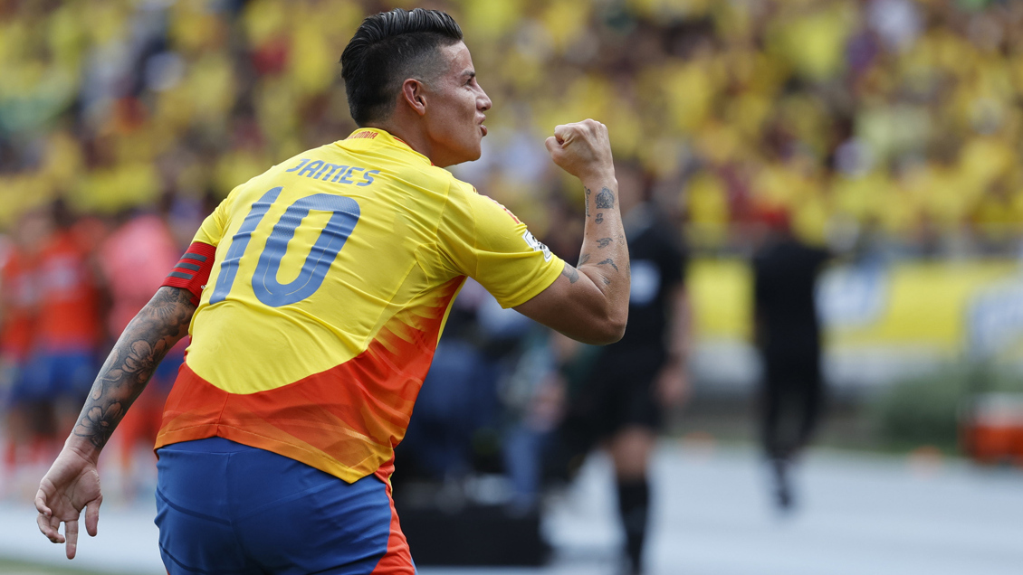 [VIDEO] Piero Maza cobró penal contra Argentina y James Rodríguez puso en ventaja a Colombia