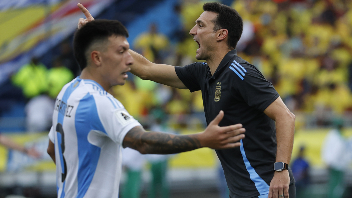 Scaloni por penal que cobró Piero Maza: Los únicos que lo vieron fueron el árbitro y los cinco del VAR