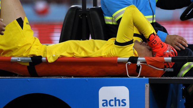 Carlos Lampe se rompió el tendón de Aquiles