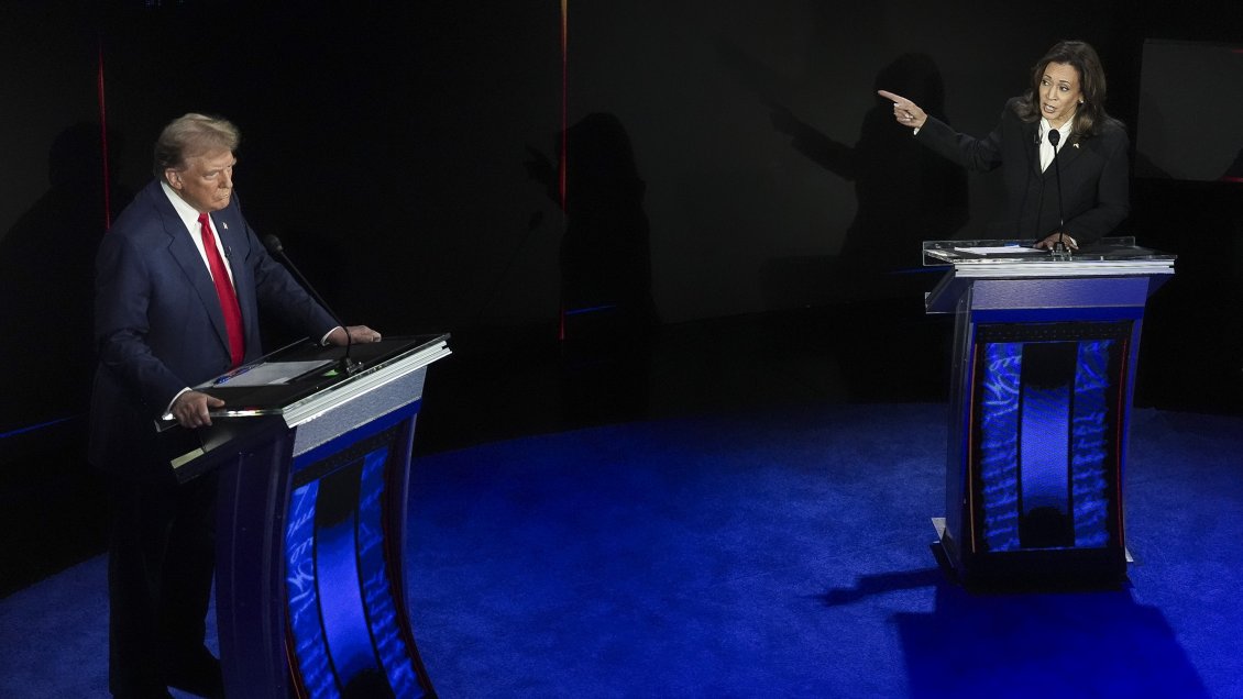 Migración, aborto y economía marcaron debate Trump-Harris