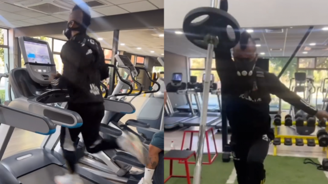 [VIDEO] El intenso entrenamiento de Vidal para llegar al partido con River Plate