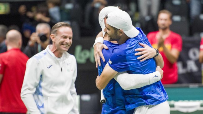 Italia ganó ajustada serie a Bélgica y quedó a un paso de las Finales de la Copa Davis