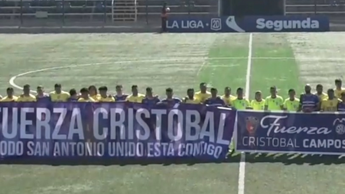 San Antonio volvió con un sentido homenaje a Cristóbal Campos en el empate ante Real San Joaquín