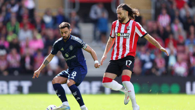 Southampton de Brereton cayó goleado ante Manchester United en la Premier