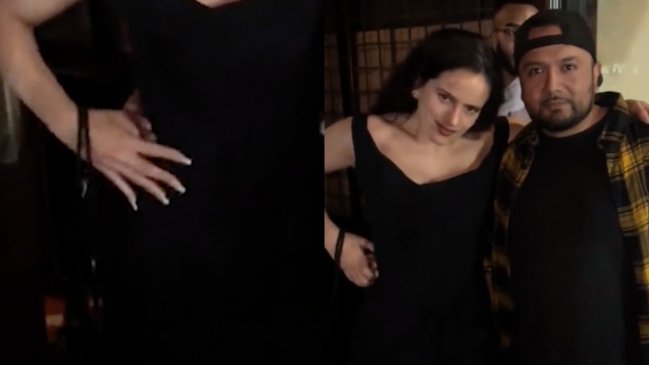 Rosalía vivió incómodo momento con fanático: Tuvo que apartarlo