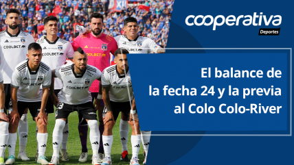   Cooperativa Deportes: El balance de la fecha 24 y la previa al Colo Colo-River 