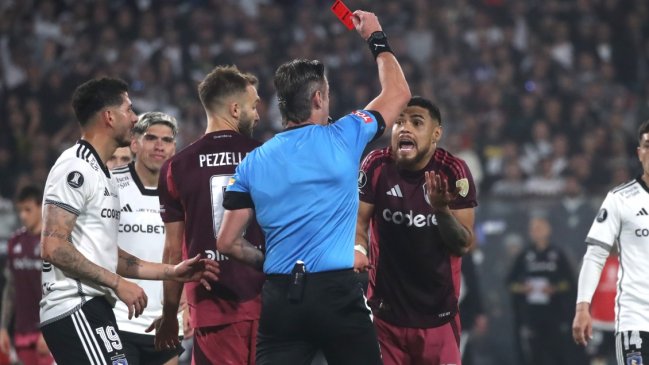 Prensa argentina: Duras críticas recibió Paulo Díaz por su expulsión y pelea con Falcón