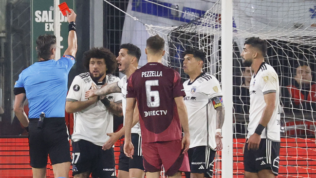 Colo Colo presentó recurso ante la Conmebol para deshacer la expulsión de Maximiliano Falcón