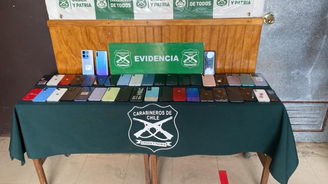 Carabineros recuperó 150 celulares robados en fiesta de La Pampilla