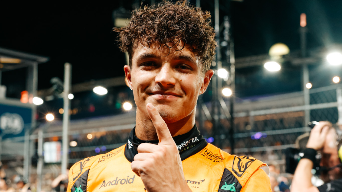 Norris coronó su gran previa del GP de Singapur con la 