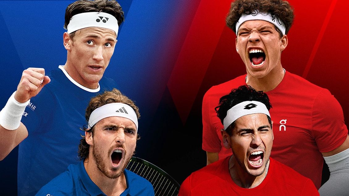 Tabilo y Shelton disputan el dobles ante Ruud y Tsitsipas en la Laver Cup