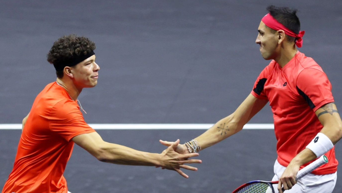 Tabilo y Shelton brillaron para el equipo del Mundo venciendo a Ruud y Tsitsipas en la Laver Cup