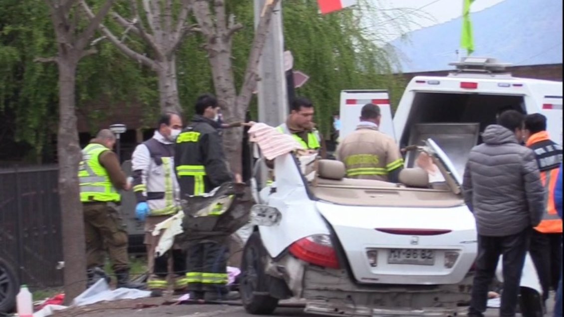 Conductor ebrio provocó violento accidente en Quinta de Tilcoco: Tres muertos