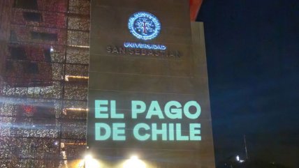   Por el caso de Marcela Cubillos: Realizan intervención en la fachada de la USS 