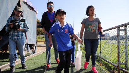   Universidad de Chile recibió la visita de Chris Lindsay Doren, el niño embajador de Teletón 