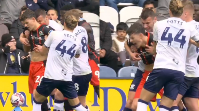 Jugador fue castigado con ocho partidos y una multa por morder a un rival en Inglaterra