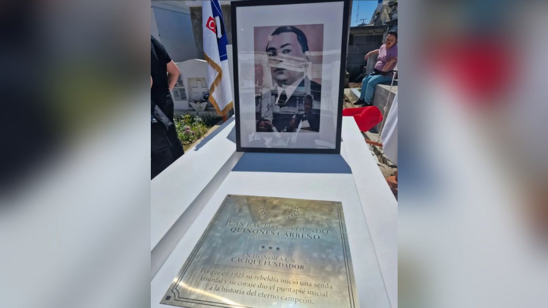 Sepultura de histórico fundador de Colo Colo Juan Quiñones fue restaurada en Constitución