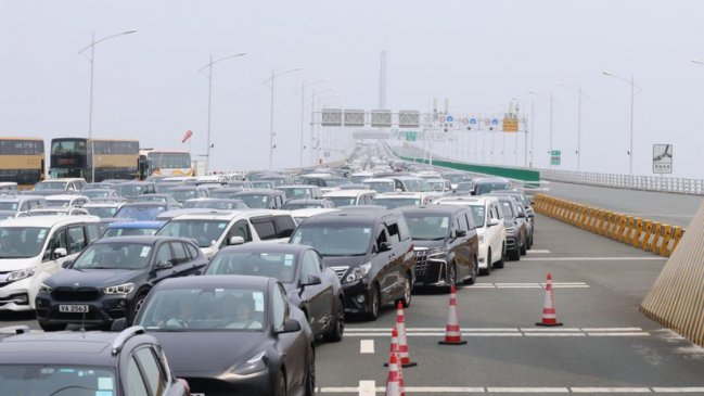 Puente Hong Kong-Zhuhai-Macao recibe más de 20 millones de pasajeros en lo que va de año