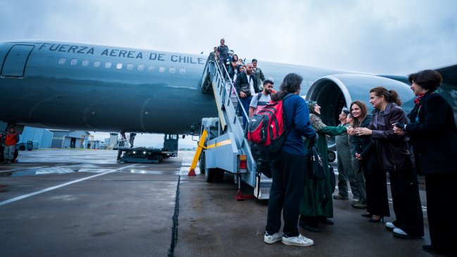 Vuelo humanitario procedente del Líbano arribó a Chile con 67 personas