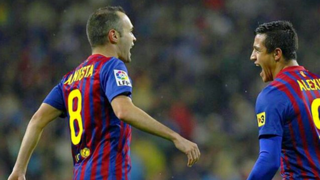 El emotivo mensaje de Alexis Sánchez tras el retiro de Andrés Iniesta