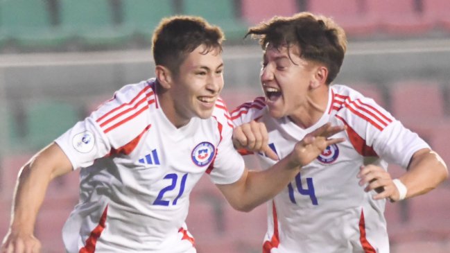 La Roja venció a Paraguay y terminó invicto en la fase grupal del Sudamericano Sub 15