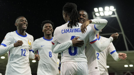   Francia aplastó a Israel con una goleada para escalar en la Nations League 