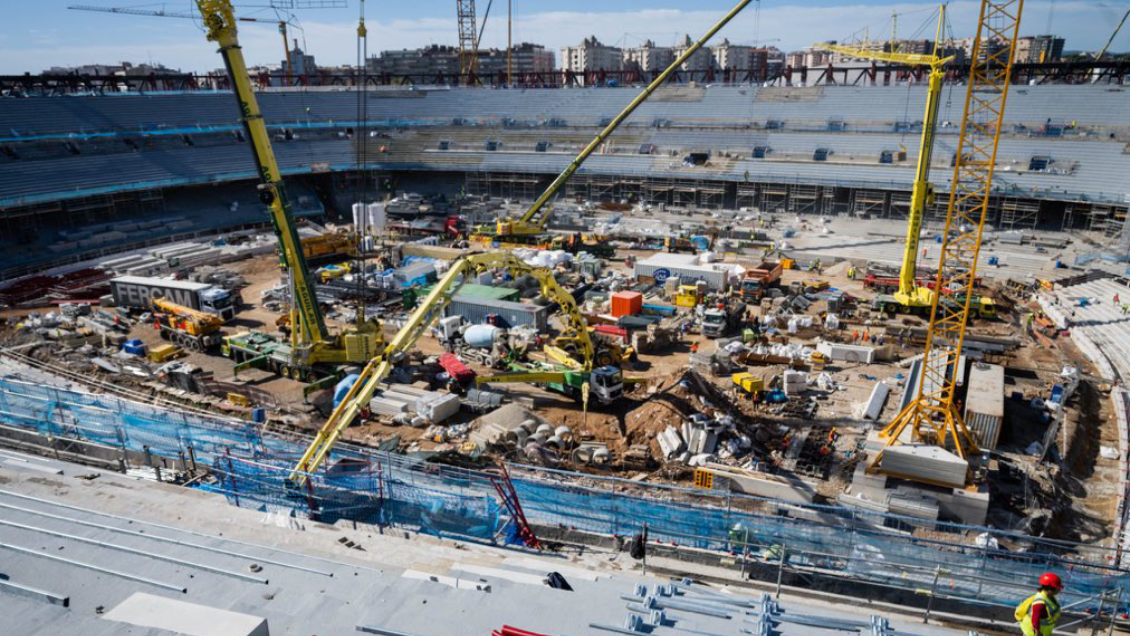 Batalla campal en las obras del Camp Nou dejó seis trabajadores heridos