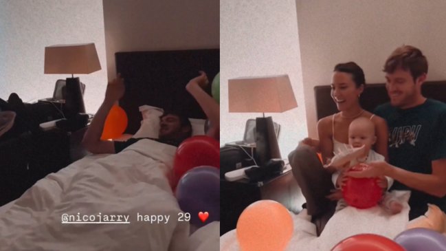 [VIDEO] El alegre despertar cumpleañero de Nicolás Jarry