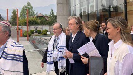   Paul McCartney visitó sinagoga de Santiago por Yom Kipur 
