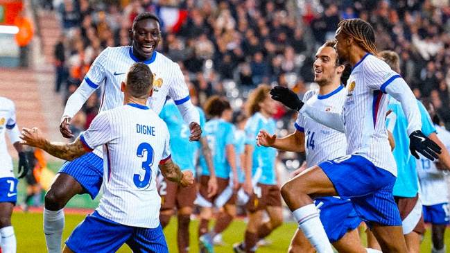 Francia aguantó y sostuvo el triunfo en su visita a Bélgica por la Nations League