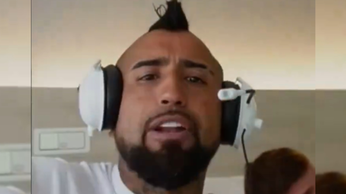 [VIDEO] El enfado de Vidal en el gol de Colombia: 